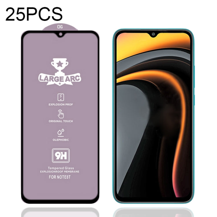 For Xiaomi Poco C3 25 PCS 9H HD Large Arc High Alumina Full Screen Tempered Glass Film -  by PMC TechLife | Online Shopping South Africa | PMC TechLife