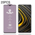 For Xiaomi Poco M3 25 PCS 9H HD Large Arc High Alumina Full Screen Tempered Glass Film -  by PMC TechLife | Online Shopping South Africa | PMC TechLife