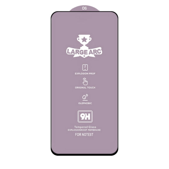 For Xiaomi Redmi Note 9 5G 25 PCS 9H HD Large Arc High Alumina Full Screen Tempered Glass Film