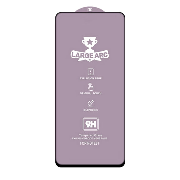 For Xiaomi Redmi Note 9S / Note 10 Lite 25 PCS 9H HD Large Arc High Alumina Full Screen Tempered Glass Film