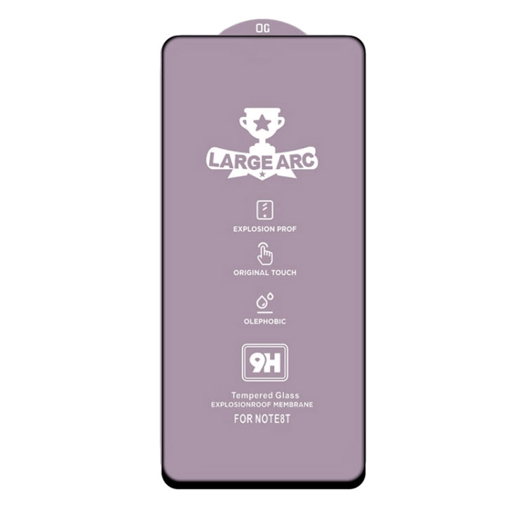 For Xiaomi Redmi Note 9S / Note 10 Lite 25 PCS 9H HD Large Arc High Alumina Full Screen Tempered Glass Film