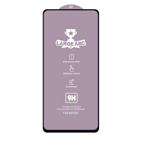 For Xiaomi Redmi Note 9T 25 PCS 9H HD Large Arc High Alumina Full Screen Tempered Glass Film