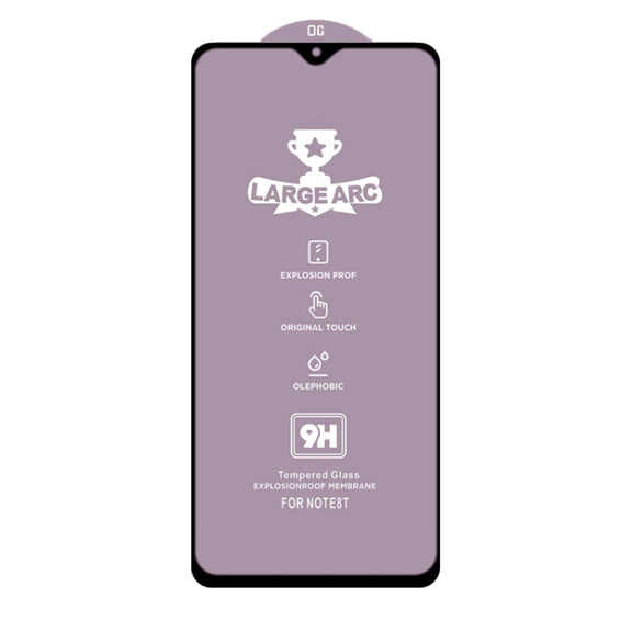 For Xiaomi Redmi 9T 25 PCS 9H HD Large Arc High Alumina Full Screen Tempered Glass Film