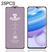 For Xiaomi Redmi 10X Pro 5G 25 PCS 9H HD Large Arc High Alumina Full Screen Tempered Glass Film