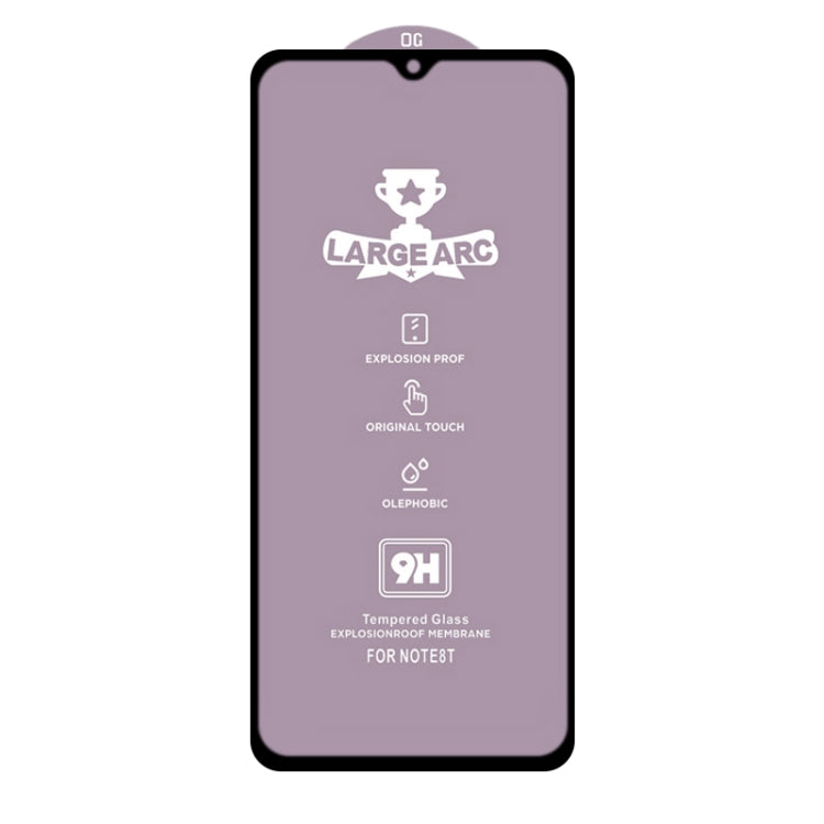 For Xiaomi Redmi 9i 25 PCS 9H HD Large Arc High Alumina Full Screen Tempered Glass Film