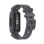 For Fitbit Inspire 2 Silicone Watch Band(Dark Grey)
