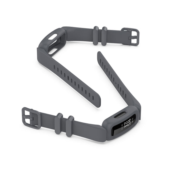 For Fitbit Inspire 2 Silicone Watch Band(Dark Grey)