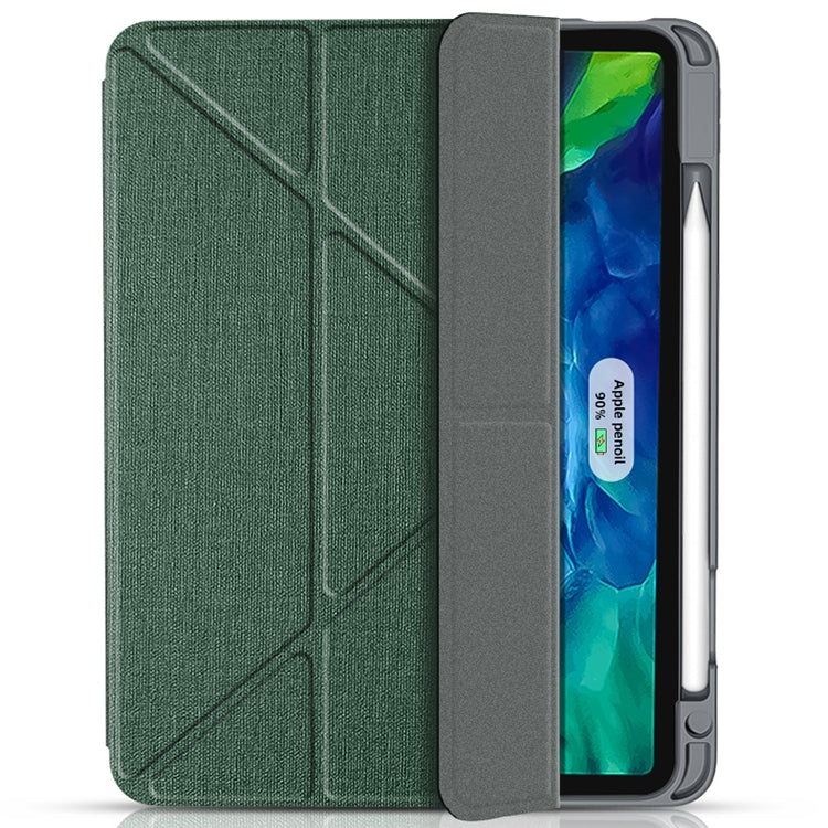 For iPad Pro 12.9 2022 / 2021 / 2020 Mutural Multi-fold Smart Leather Tablet Case(Black) - free shipping - PMC Jewellery - Order now!
