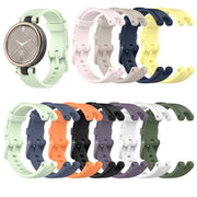 Compatible with Garmin Lily Silicone Watch Band with Dismantling Tools(Grey)