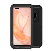 For Huawei Mate 40 Pro LOVE MEI Metal Shockproof Water-resistant Dustproof Protective Case without Glass(Black)