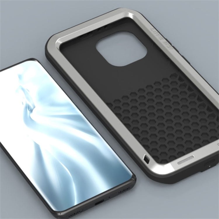 For Xiaomi Mi 11 LOVE MEI Metal Shockproof Water-resistant Dustproof Protective Case without Glass(Red)