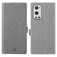 For OnePlus 9 Pro ViLi K Series Shockproof TPU + PU Leather Magnetic Buckle Horizontal Flip Case with Card Slots & Wallet & Holder(Grey) - OnePlus Cases by ViLi | Online Shopping South Africa | PMC TechLife | Buy Now Pay Later Mobicred