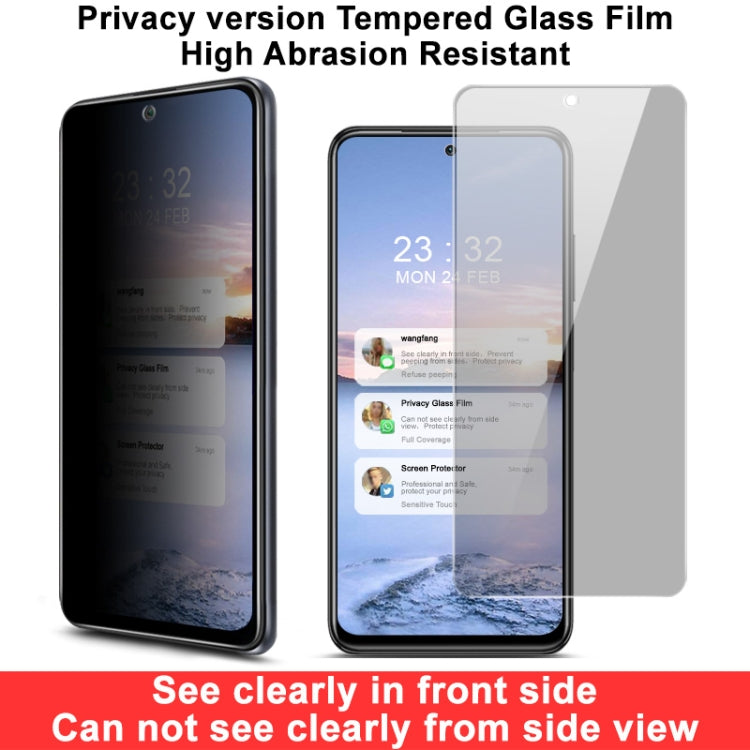 For Xiaomi Redmi Note 10S / Note 10 4G / 5G IMAK HD Anti-spy Tempered Glass Protective Film