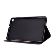 For Samsung Galaxy Tab A7 Lite T220 Glitter Horizontal Flip Leather Case with Holder & Card Slots(Rose Gold)