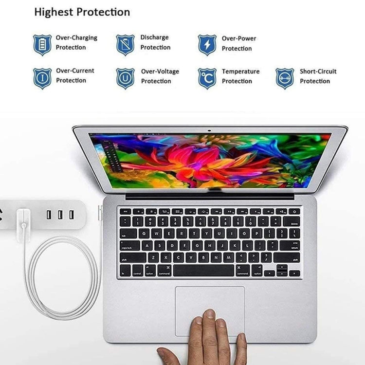 A1436 45W 14.85V 3.05A 5 Pin MagSafe 2 Power Adapter for MacBook, Cable Length: 1.6m, EU Plug