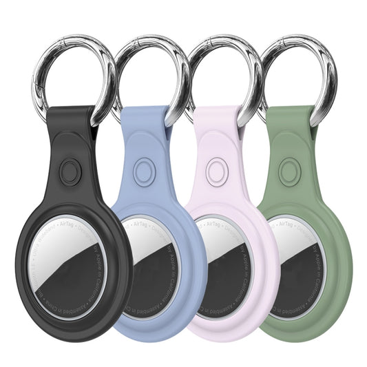 DUX DUCIS 4 PCS / Sets Frosted TPU Protective Case with Key Ring for AirTag - Other by DUX DUCIS | Online Shopping South Africa | PMC Jewellery | Buy Now Pay Later Mobicred
