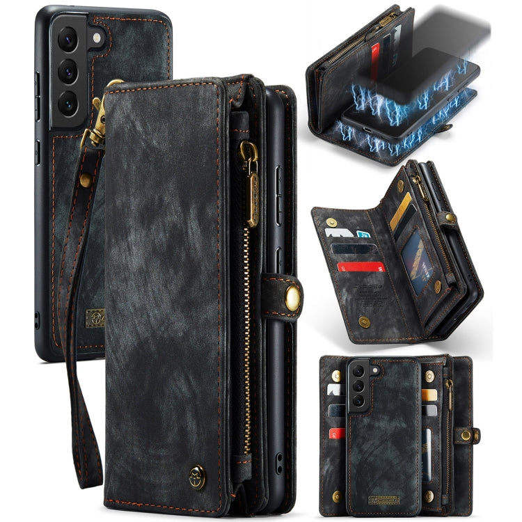 For Samsung Galaxy S21 FE CaseMe 008 Detachable Multifunctional Flip Leather Phone Case(Black) - free shipping - PMC TechLife - Order now!