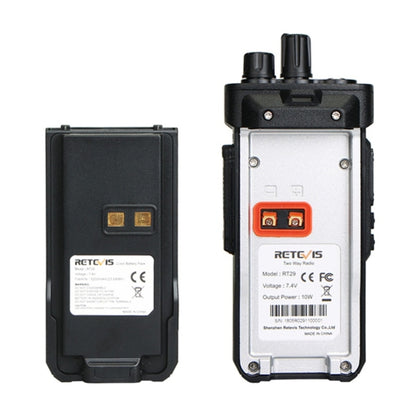 RETEVIS RT29 10W UHF 400-480MHz 16CHS Two Way Radio Handheld Walkie Talkie, US Plug(Black) - free shipping - PMC Jewellery - Order now!