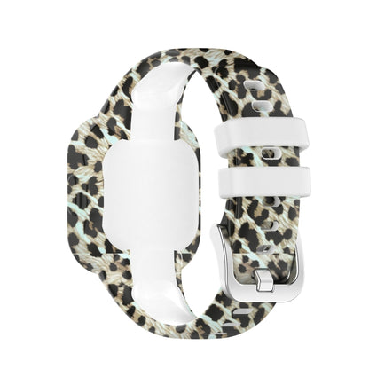 Compatible with Garmin Vivofit JR3 Silicone Printing Watch Band(Leopard) - Watch Bands by PMC Jewellery | Online Shopping South Africa | PMC Jewellery | Buy Now Pay Later Mobicred