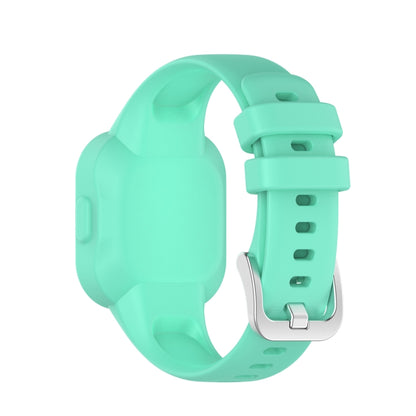 Compatible with Garmin Vivofit JR3 Silicone Pure Color Watch Band(Teal) - Watch Bands by PMC Jewellery | Online Shopping South Africa | PMC Jewellery | Buy Now Pay Later Mobicred