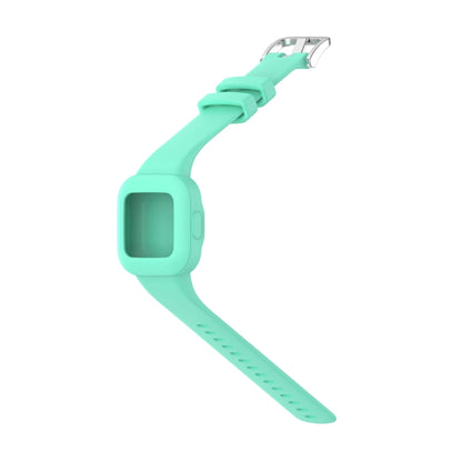 Compatible with Garmin Vivofit JR3 Silicone Pure Color Watch Band(Teal) - Watch Bands by PMC Jewellery | Online Shopping South Africa | PMC Jewellery | Buy Now Pay Later Mobicred