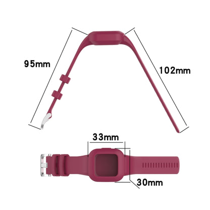 Compatible with Garmin Vivofit JR3 Silicone Pure Color Watch Band(White) - Watch Bands by PMC Jewellery | Online Shopping South Africa | PMC Jewellery | Buy Now Pay Later Mobicred