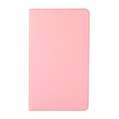 For Samsung Galaxy A7 Lite T220 360 Degree Rotation Litchi Texture Flip Leather Case with Holder(Pink) - free shipping - PMC Jewellery - Order now!