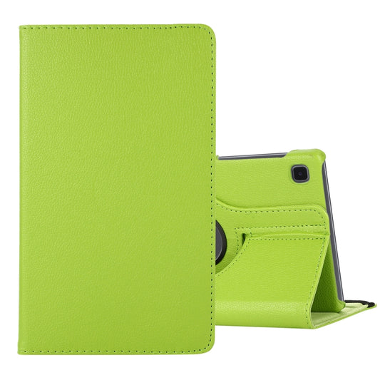 For Samsung Galaxy A7 Lite T220 360 Degree Rotation Litchi Texture Flip Leather Case with Holder(Green) - free shipping - PMC Jewellery - Order now!