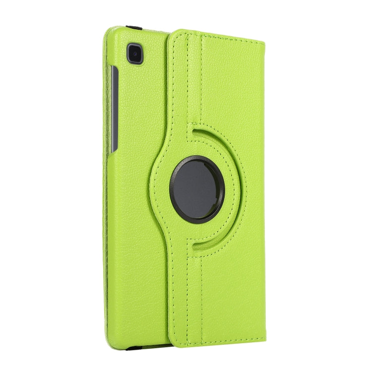 For Samsung Galaxy A7 Lite T220 360 Degree Rotation Litchi Texture Flip Leather Case with Holder(Green) - free shipping - PMC Jewellery - Order now!