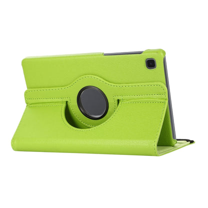 For Samsung Galaxy A7 Lite T220 360 Degree Rotation Litchi Texture Flip Leather Case with Holder(Green) - free shipping - PMC Jewellery - Order now!