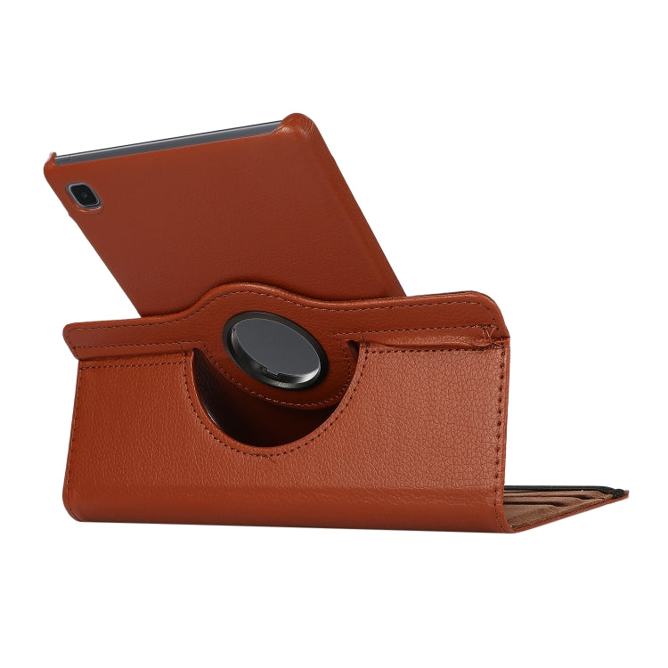 For Samsung Galaxy A7 Lite T220 360 Degree Rotation Litchi Texture Flip Leather Case with Holder(Red) - Tab A7 Lite T220 / T225 by PMC TechLife | Online Shopping South Africa | PMC TechLife | Buy Now Pay Later Mobicred