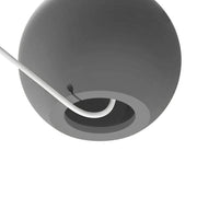Silicone Pellet Magsafe Magnetic Charger Holder for iPhone 12 Series(Grey)