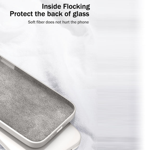 For Samsung Galaxy M51 Solid Color Imitation Liquid Silicone Straight Edge Dropproof Full Coverage Protective Case(Blue)