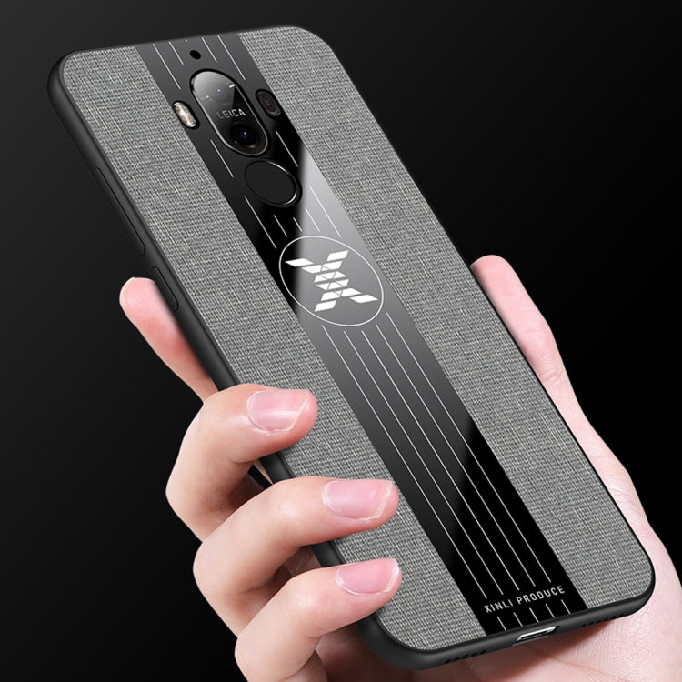 For Huawei Mate 9 XINLI Stitching Cloth Textue Shockproof TPU Protective Case(Grey) - free shipping - PMC TechLife - Order now!