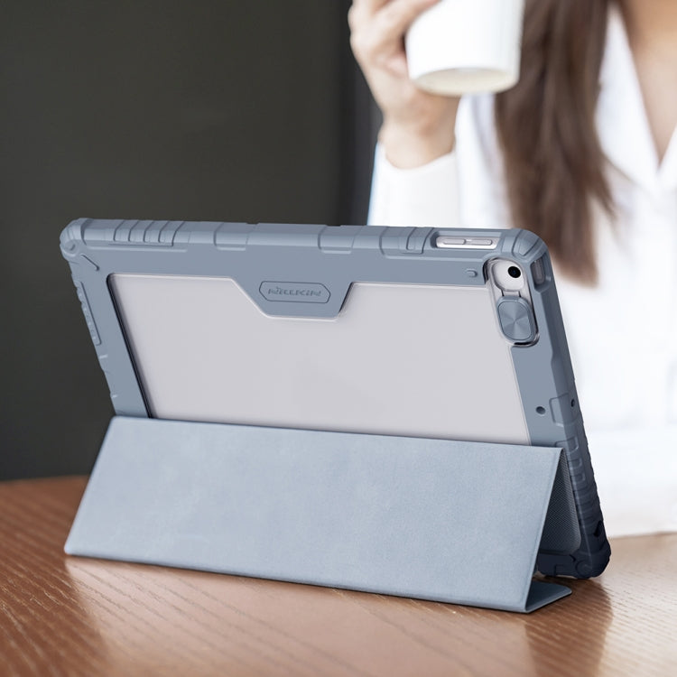 For iPad 10.2 2021 / 2020 / 2019 NILLKIN Bumper Pro Horizontal Flip Leather Case with Pen Slot & Holder & Pen Slot Only Supports iPad Pencil 2nd Generation(Black) - free shipping - PMC TechLife - Order now!