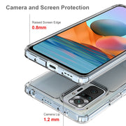 For Xiaomi Redmi Note 10 Pro Shockproof Scratchproof TPU + Acrylic Protective Case(Transparent)