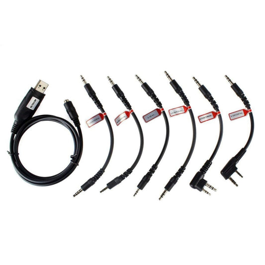 RETEVIS C9002 6 In 1 USB Program Programming Cable Adapter Write Frequency Line Set - Other Accessories by RETEVIS | Online Shopping South Africa | PMC Jewellery | Buy Now Pay Later Mobicred