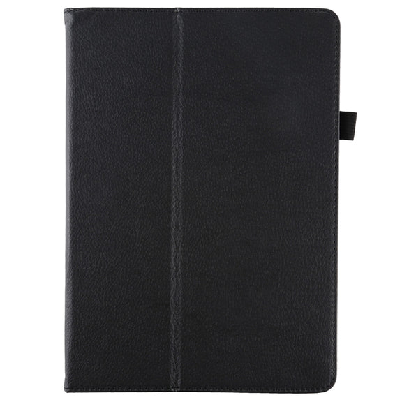 Litchi Texture Horizontal Flip Leather Case with Holder For iPad 10.5 / iPad 10.2 2021 / 2020 / 2019(Black)