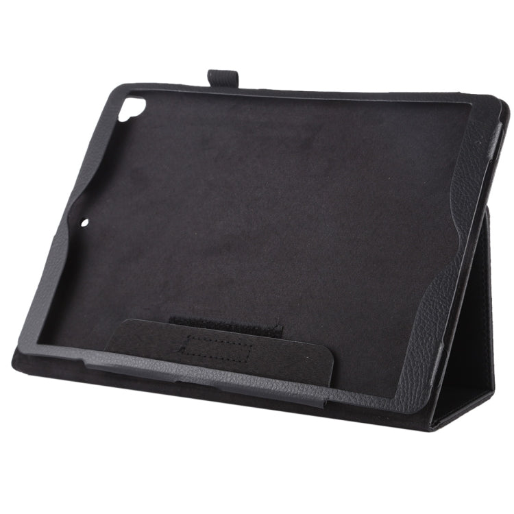 Litchi Texture Horizontal Flip Leather Case with Holder For iPad 10.5 / iPad 10.2 2021 / 2020 / 2019(Black)