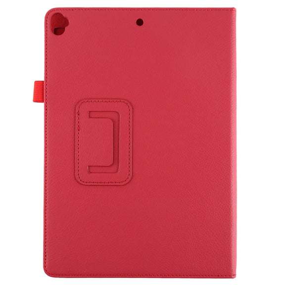 Litchi Texture Horizontal Flip Leather Case with Holder For iPad 10.5 / iPad 10.2 2021 / 2020 / 2019(Red)