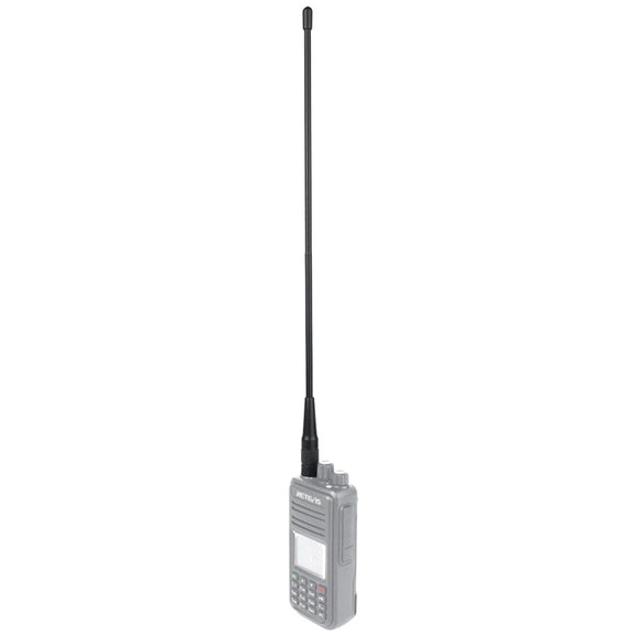 RETEVIS RHD-771 136-174+400-480MHz SMA-M Male Dual Band Antenna for RT1/RT2/RT3 TYT MD-380/UV8000D