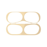 For Apple AirPods Pro Wireless Earphone Protective Case Metal Protective Sticker(Gold)