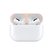 For Apple AirPods Pro Wireless Earphone Protective Case Metal Protective Sticker(Black)