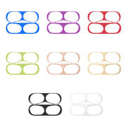 For Apple AirPods Pro Wireless Earphone Protective Case Metal Protective Sticker(Black)