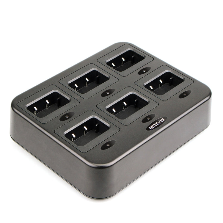 RETEVIS RTC27 Multi-function Six-Way Walkie Talkie Charger for Retevis RT27, EU Plug - free shipping - PMC Jewellery - Order now!
