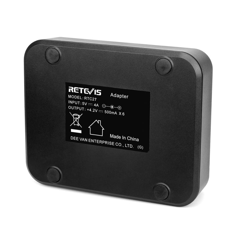 RETEVIS RTC27 Multi-function Six-Way Walkie Talkie Charger for Retevis RT27, EU Plug - free shipping - PMC Jewellery - Order now!