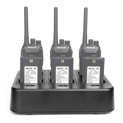 RETEVIS RTC27 Multi-function Six-Way Walkie Talkie Charger for Retevis RT27, EU Plug - free shipping - PMC Jewellery - Order now!