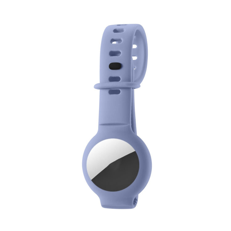 Silicone Anti-scratch Shockproof Protective Cover Soft Case For AirTag(Lavender Grey) - free shipping - PMC Jewellery - Order now!
