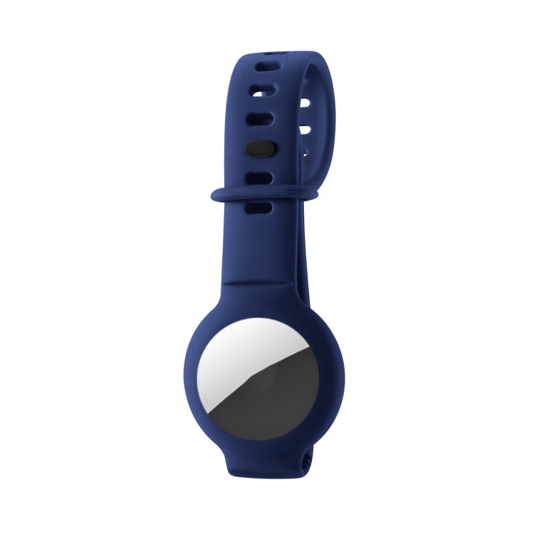 Silicone Anti-scratch Shockproof Protective Cover Soft Case For AirTag(Midnight Blue) - free shipping - PMC Jewellery - Order now!