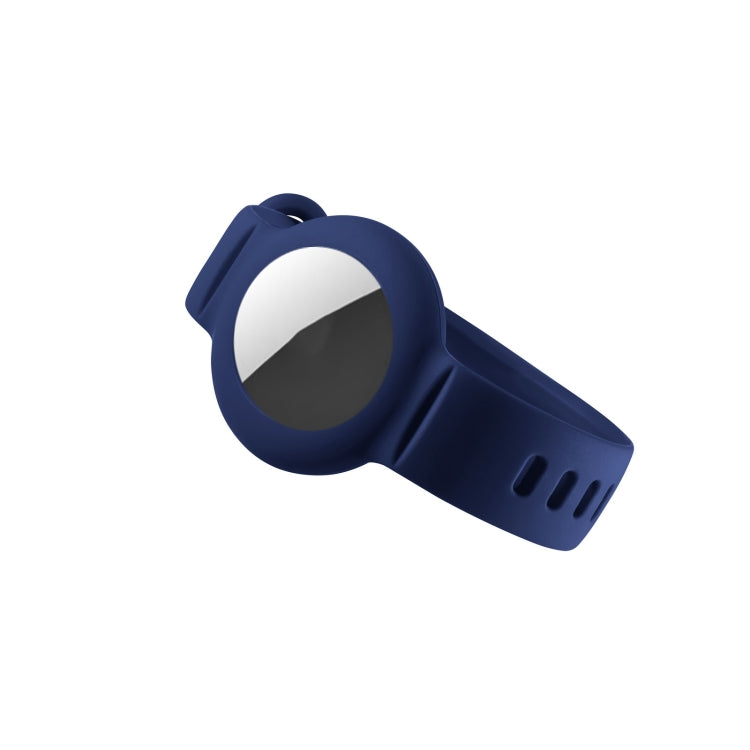 Silicone Anti-scratch Shockproof Protective Cover Soft Case For AirTag(Midnight Blue) - free shipping - PMC Jewellery - Order now!